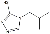 4-(2-methylpropyl)-4H-1,2,4-triazole-3-thiol Struktur