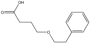 4-(2-phenylethoxy)butanoic acid Struktur