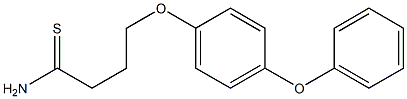 4-(4-phenoxyphenoxy)butanethioamide Struktur