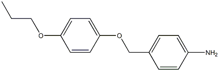 4-(4-propoxyphenoxymethyl)aniline Struktur