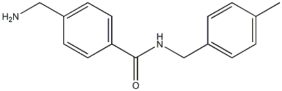 4-(aminomethyl)-N-(4-methylbenzyl)benzamide Struktur