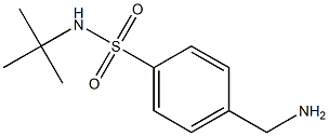 4-(aminomethyl)-N-(tert-butyl)benzenesulfonamide Struktur