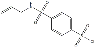 4-(prop-2-en-1-ylsulfamoyl)benzene-1-sulfonyl chloride Struktur