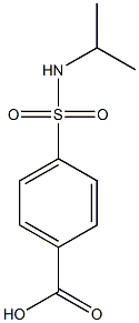 4-(propan-2-ylsulfamoyl)benzoic acid Struktur