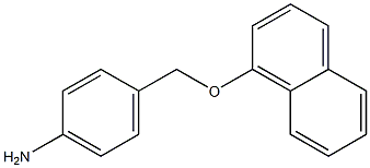 4-[(1-naphthyloxy)methyl]aniline Struktur