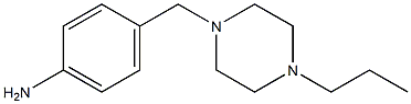 4-[(4-propylpiperazin-1-yl)methyl]aniline Struktur