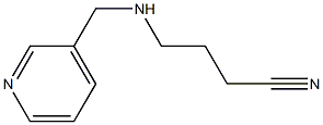 4-[(pyridin-3-ylmethyl)amino]butanenitrile Struktur