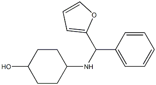 4-{[furan-2-yl(phenyl)methyl]amino}cyclohexan-1-ol Struktur