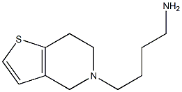 4-{4H,5H,6H,7H-thieno[3,2-c]pyridin-5-yl}butan-1-amine Struktur