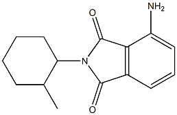 4-amino-2-(2-methylcyclohexyl)-2,3-dihydro-1H-isoindole-1,3-dione Struktur