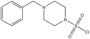 4-benzylpiperazine-1-sulfonyl chloride Struktur