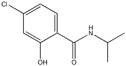 4-chloro-2-hydroxy-N-(propan-2-yl)benzamide Struktur