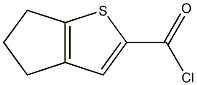 4H,5H,6H-cyclopenta[b]thiophene-2-carbonyl chloride Struktur