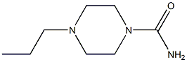 4-propylpiperazine-1-carboxamide Struktur