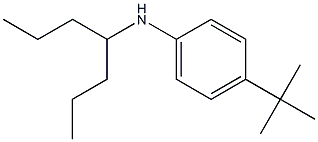 4-tert-butyl-N-(heptan-4-yl)aniline Struktur