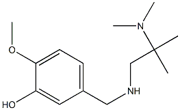 5-({[2-(dimethylamino)-2-methylpropyl]amino}methyl)-2-methoxyphenol Struktur