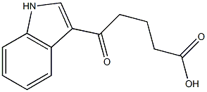 5-(1H-indol-3-yl)-5-oxopentanoic acid Struktur