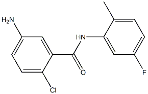 5-amino-2-chloro-N-(5-fluoro-2-methylphenyl)benzamide Struktur