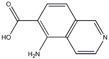 5-aminoisoquinoline-6-carboxylic acid Struktur