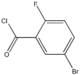 5-bromo-2-fluorobenzoyl chloride Struktur