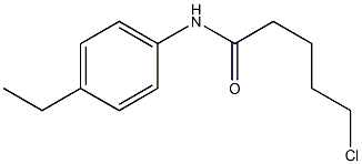 5-chloro-N-(4-ethylphenyl)pentanamide Struktur