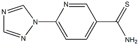 6-(1H-1,2,4-triazol-1-yl)pyridine-3-carbothioamide Struktur