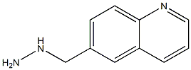 6-(hydrazinylmethyl)quinoline Struktur