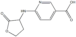 6-[(2-oxooxolan-3-yl)amino]pyridine-3-carboxylic acid Struktur