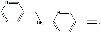 6-[(pyridin-3-ylmethyl)amino]pyridine-3-carbonitrile Struktur