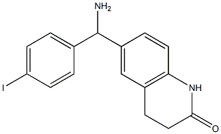 6-[amino(4-iodophenyl)methyl]-1,2,3,4-tetrahydroquinolin-2-one Struktur