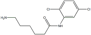 6-amino-N-(2,5-dichlorophenyl)hexanamide Struktur