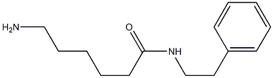 6-amino-N-(2-phenylethyl)hexanamide Struktur