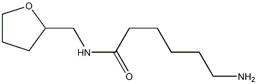 6-amino-N-(tetrahydrofuran-2-ylmethyl)hexanamide Struktur