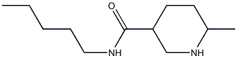 6-methyl-N-pentylpiperidine-3-carboxamide Struktur