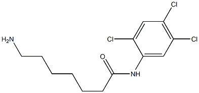 7-amino-N-(2,4,5-trichlorophenyl)heptanamide Struktur