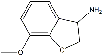 7-methoxy-2,3-dihydro-1-benzofuran-3-amine Struktur