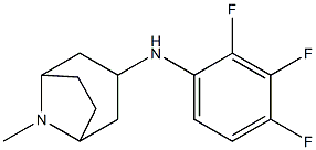 8-methyl-N-(2,3,4-trifluorophenyl)-8-azabicyclo[3.2.1]octan-3-amine Struktur