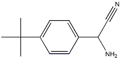 amino(4-tert-butylphenyl)acetonitrile Struktur