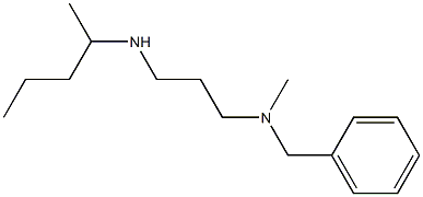 benzyl(methyl)[3-(pentan-2-ylamino)propyl]amine Struktur