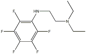 diethyl({2-[(2,3,4,5,6-pentafluorophenyl)amino]ethyl})amine Struktur