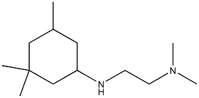 dimethyl({2-[(3,3,5-trimethylcyclohexyl)amino]ethyl})amine Struktur