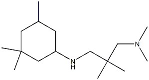 dimethyl(2-methyl-2-{[(3,3,5-trimethylcyclohexyl)amino]methyl}propyl)amine Struktur