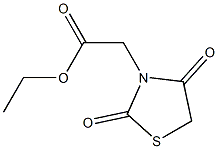 ethyl 2-(2,4-dioxo-1,3-thiazolidin-3-yl)acetate Struktur