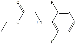 ethyl 2-[(2,6-difluorophenyl)amino]acetate Struktur