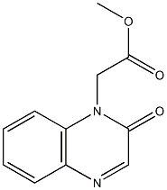 methyl 2-(2-oxo-1,2-dihydroquinoxalin-1-yl)acetate Struktur