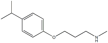 methyl({3-[4-(propan-2-yl)phenoxy]propyl})amine Struktur