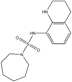 N-(1,2,3,4-tetrahydroquinolin-8-yl)azepane-1-sulfonamide Struktur