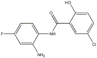 N-(2-amino-4-fluorophenyl)-5-chloro-2-hydroxybenzamide Struktur