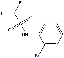 N-(2-bromophenyl)difluoromethanesulfonamide Struktur