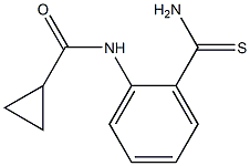 N-(2-carbamothioylphenyl)cyclopropanecarboxamide Struktur